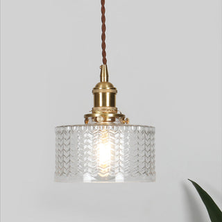 Pendant Light | Ribbed Vintage Design