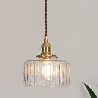 Pendant Light | Ribbed Vintage Design