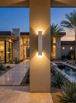 Outdoor Wall Light | Modern Up Down Design