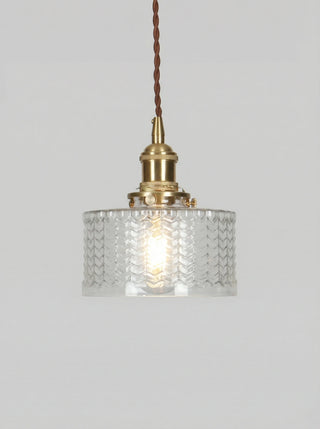 Pendant Light | Ribbed Vintage Design