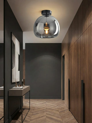 Globe Ceiling Light | Modern Semi Flush Design
