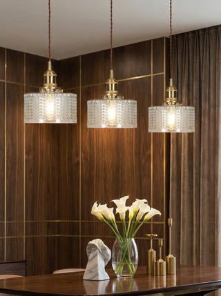 Pendant Light | Ribbed Vintage Design