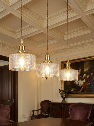 Pendant Light | Ribbed Vintage Design