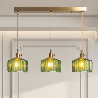Pendant Light | Ribbed Vintage Design