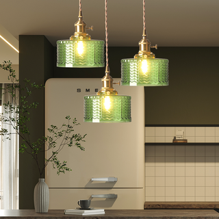 Pendant Light | Ribbed Vintage Design