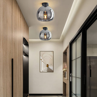 Globe Ceiling Light | Modern Semi Flush Design