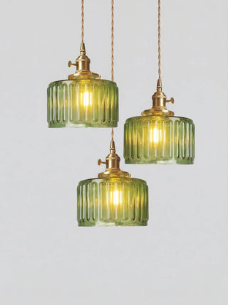 Pendant Light | Ribbed Vintage Design