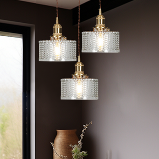 Pendant Light | Ribbed Vintage Design