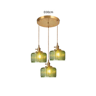 Pendant Light | Ribbed Vintage Design