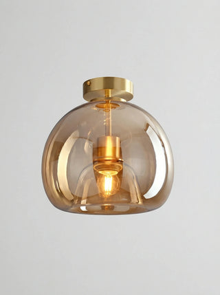 Globe Ceiling Light | Modern Semi Flush Design