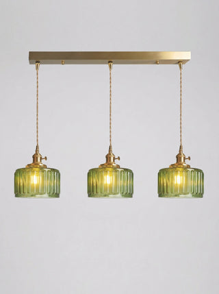 Pendant Light | Ribbed Vintage Design