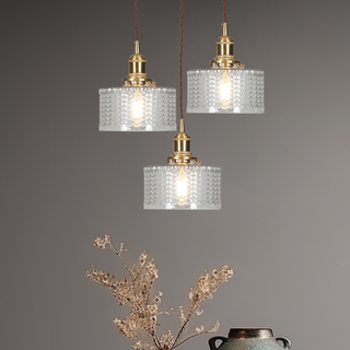 Pendant Light | Ribbed Vintage Design