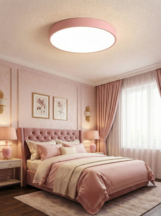 Round Ceiling Light | Modern Flush Mount Fixture