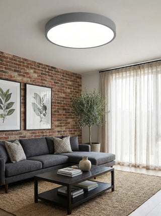 Round Ceiling Light | Modern Flush Mount Fixture