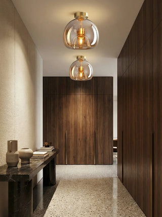 Globe Ceiling Light | Modern Semi Flush Design