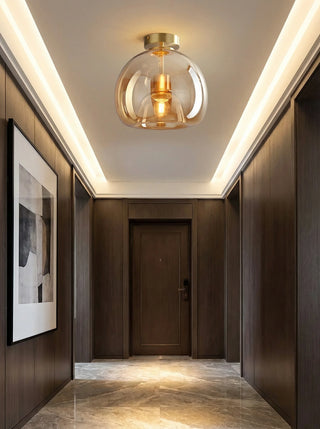 Globe Ceiling Light | Modern Semi Flush Design