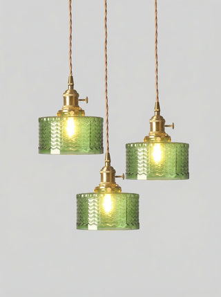 Pendant Light | Ribbed Vintage Design