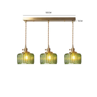 Pendant Light | Ribbed Vintage Design