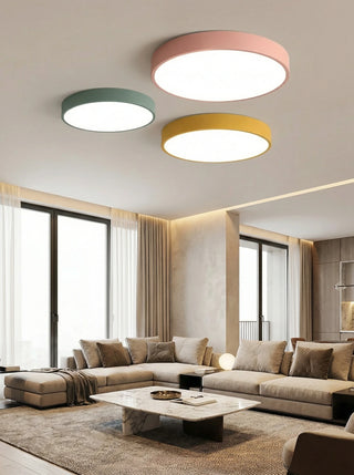 Round Ceiling Light | Modern Flush Mount Fixture