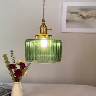 Pendant Light | Ribbed Vintage Design