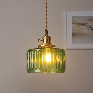 Pendant Light | Ribbed Vintage Design