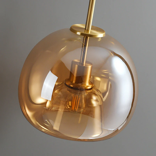 Globe Ceiling Light | Modern Semi Flush Design
