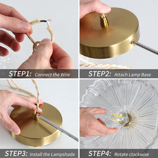 Floral Pendant Light | Vintage Design