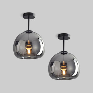 Globe Ceiling Light | Modern Semi Flush Design