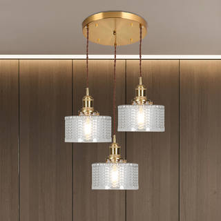 Pendant Light | Ribbed Vintage Design