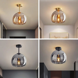 Globe Ceiling Light | Modern Semi Flush Design