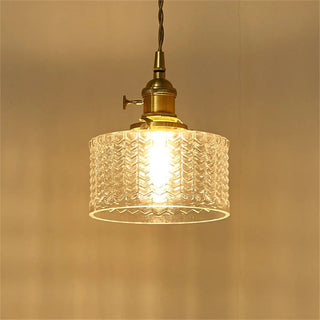Pendant Light | Ribbed Vintage Design