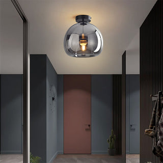 Globe Ceiling Light | Modern Semi Flush Design