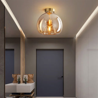 Globe Ceiling Light | Modern Semi Flush Design