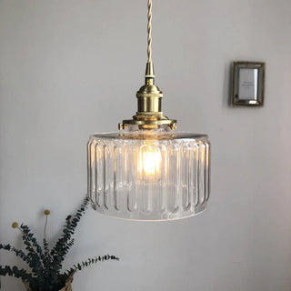 Pendant Light | Ribbed Vintage Design